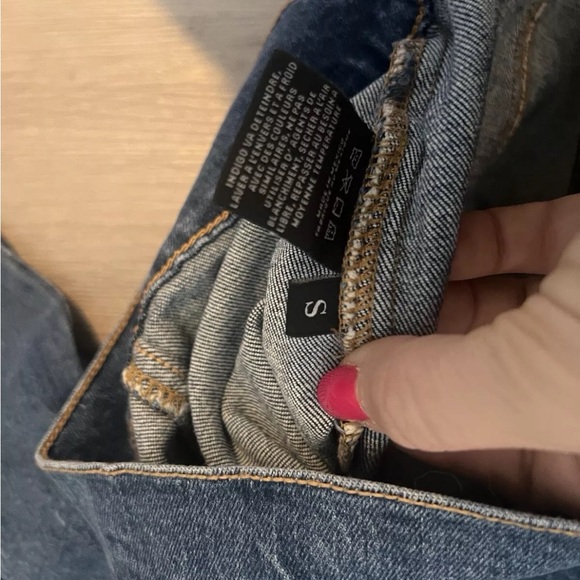 Black Orchid Jean Jacket Blue Denim Los Angeles New Without Tag Size Small - Picture 8 of 8